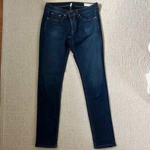 Rag & Bone Mid-Rise Skinny Jean Size 31 Bedford Wash
